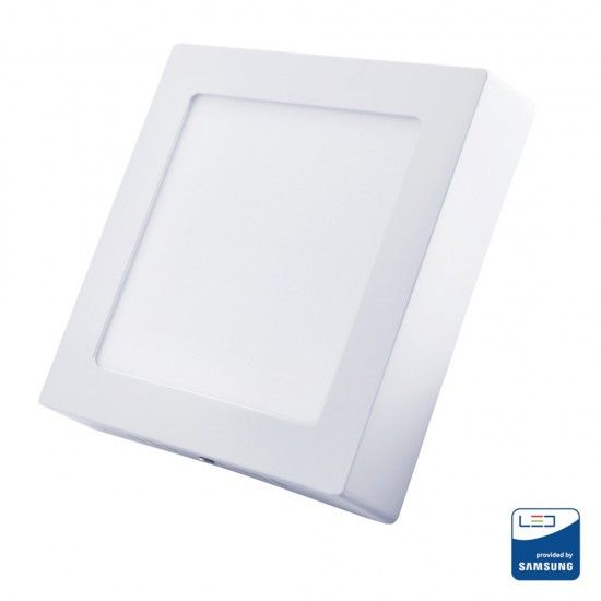 PANEL LED CUADRADO 18 W. CALIDA &quot;WELLMAX&quot; (22 cm lado)