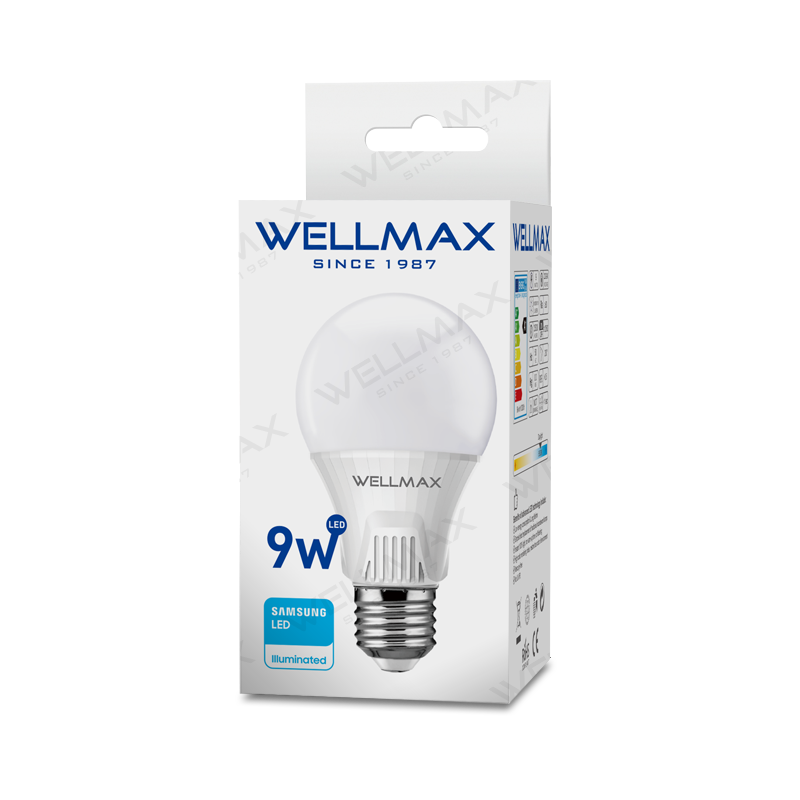 LAMPARA LED 15 W. 240V. FRIA E27 &quot;WELLMAX&quot; (equ.125W)