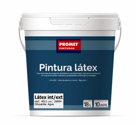 X   4 lt PROMET-LATEX INT/EXT. ECOLUX BLANCO (45174)