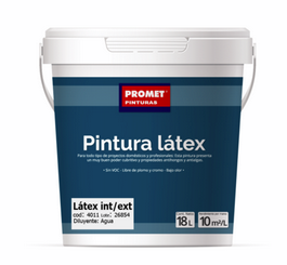 X  18 lt PROMET-LATEX INT/EXT. ECOLUX BLANCO (451718)