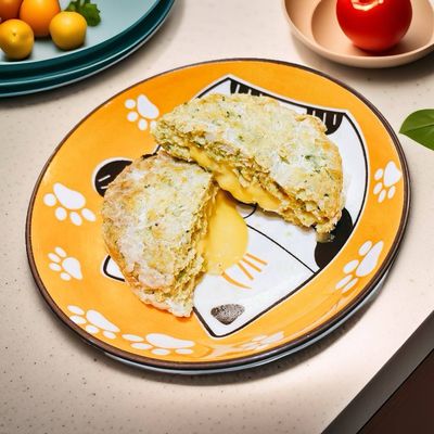 咖哩起司雞肉豆腐漢堡排