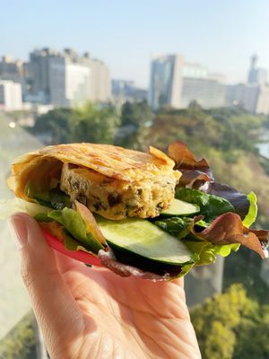 迷你素食豆腐堡