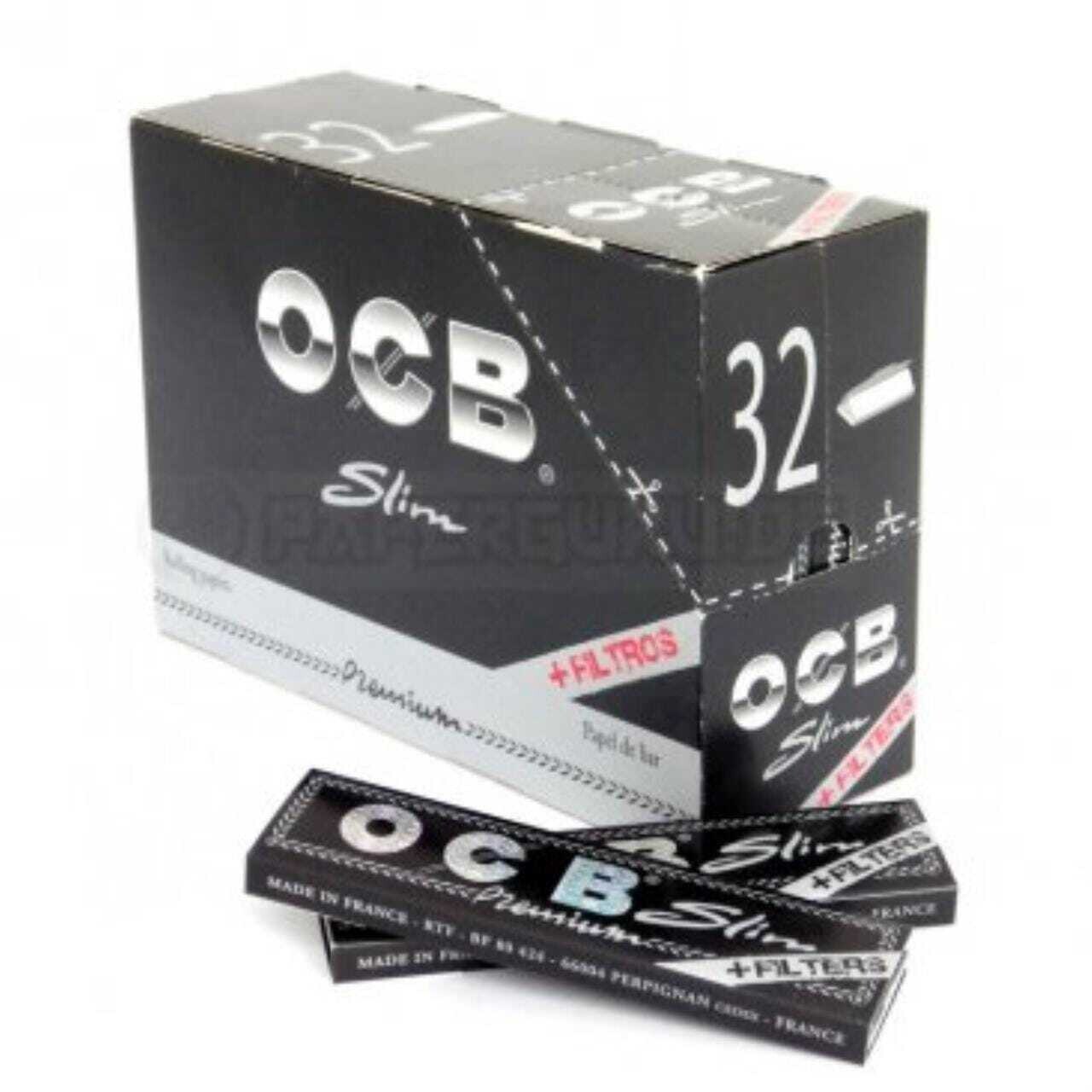 OCB Slim Premium Paper + Filter, 32 x 32