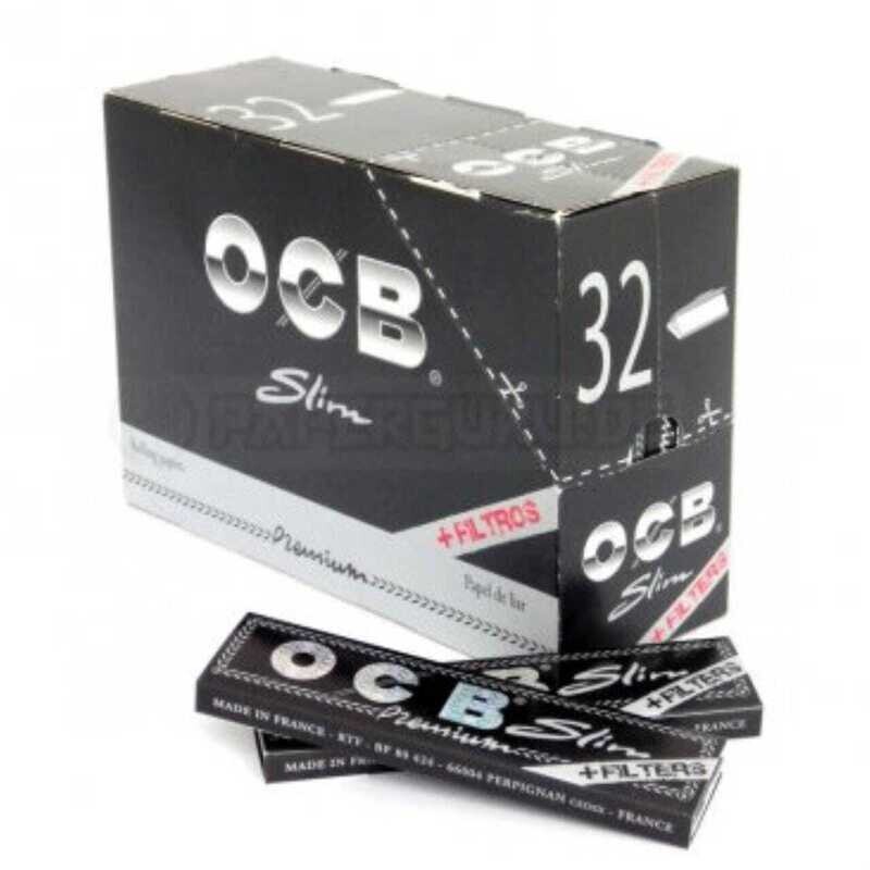 OCB Slim Premium Paper + Filter, 32 x 32