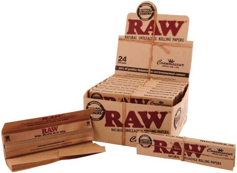 RAW Connoisseur KS Slim + Tips, 24 x 32