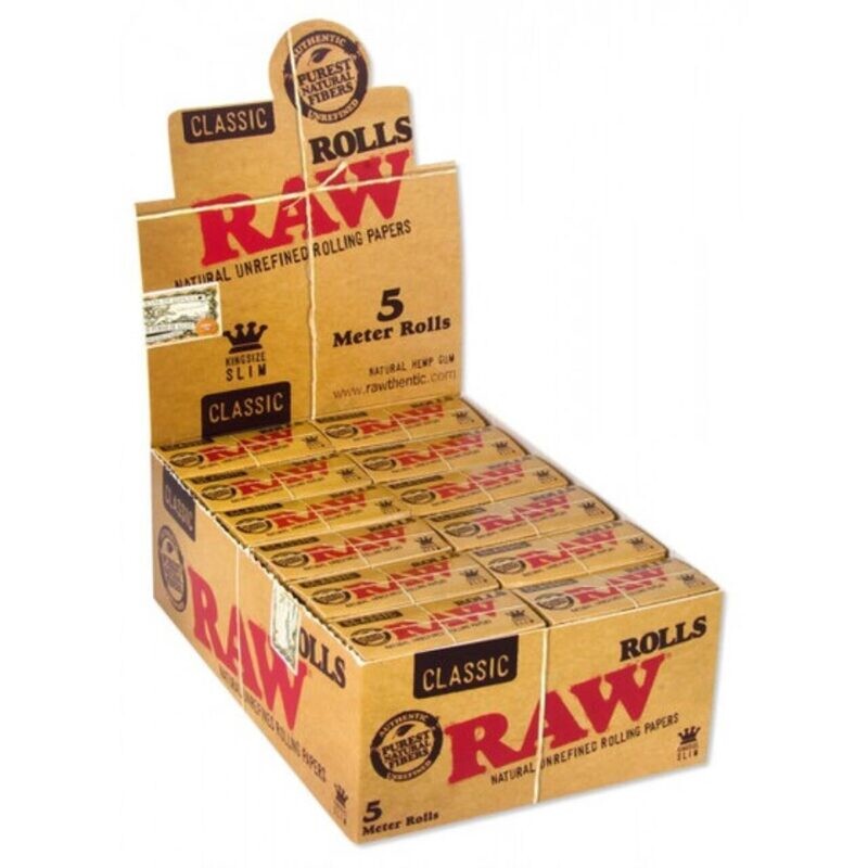 RAW Classic Slim Rolls King Size, 24 x 5m