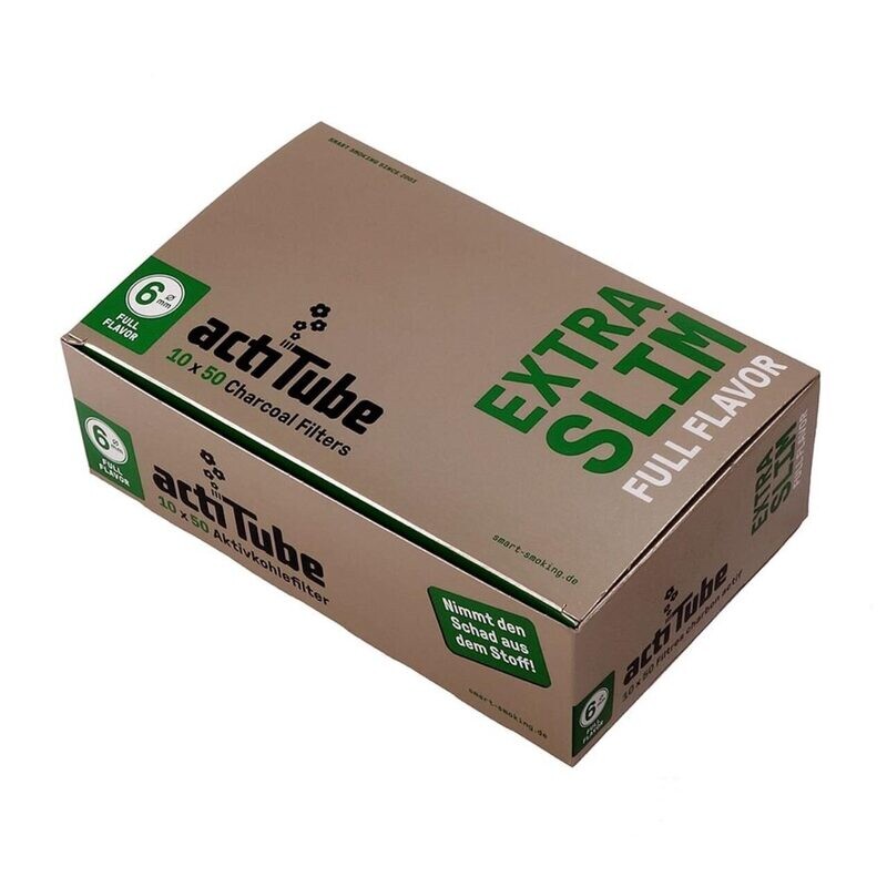 Tune - Aktivkohlefilter Extra Slim 6mm 10 X 50 Stk.