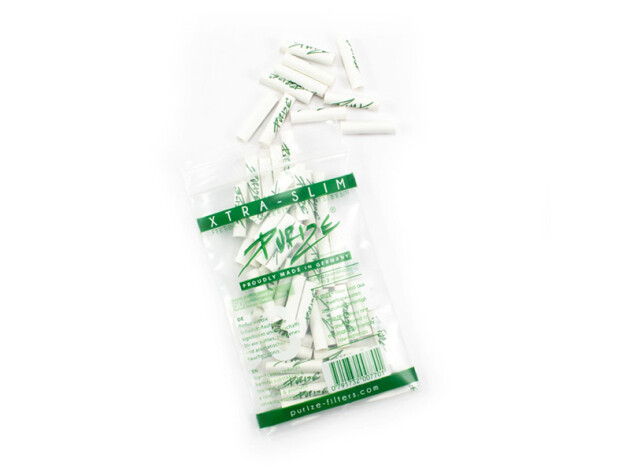 Purize Xtra Slim Aktivkohlefilter 5.9mm 1x50 Filter, Weiss