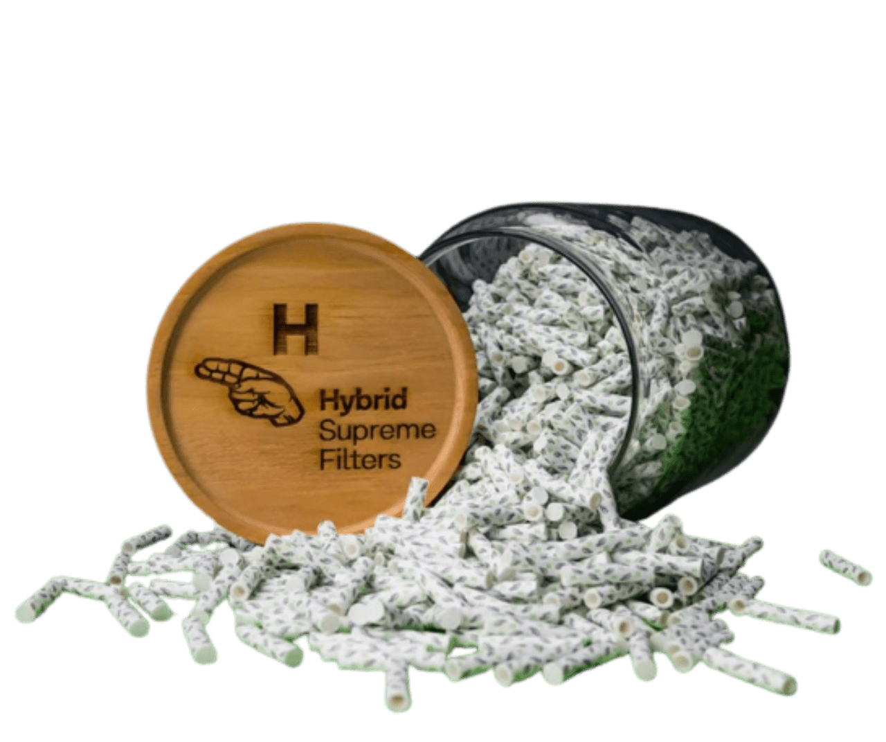 Hybrid Supreme Aktivkohle Filter 1000er Glas - 6.4mm