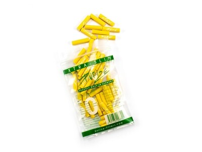 Purize Xtra Slim Aktivkohlefilter 5.9mm1 x 50 Filter, Gelb