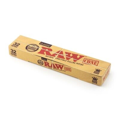 RAW Prerolled Cones King Size, 32 Stk. / Box