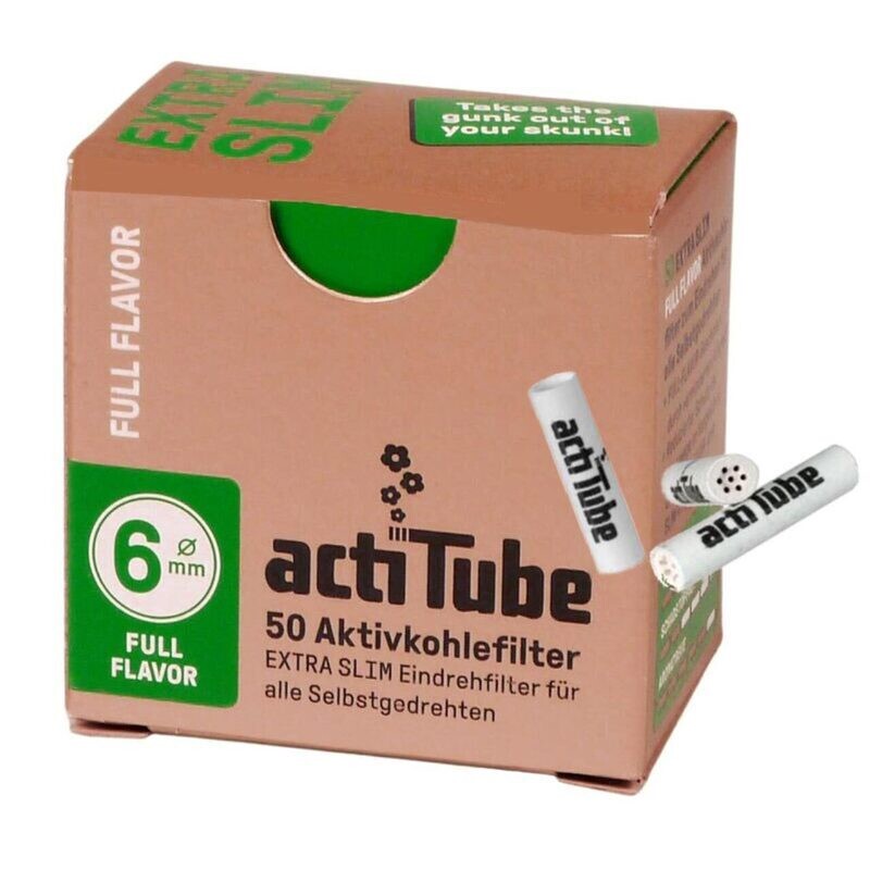 Tune - Aktivkohlefilter Extra Slim 6mm 1 X 50 Stk.