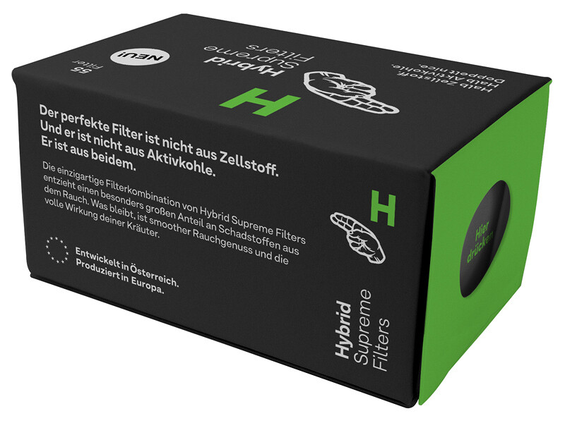 Hybrid Supreme Aktivkohlefilter - 6.4mm 1X55Stk.