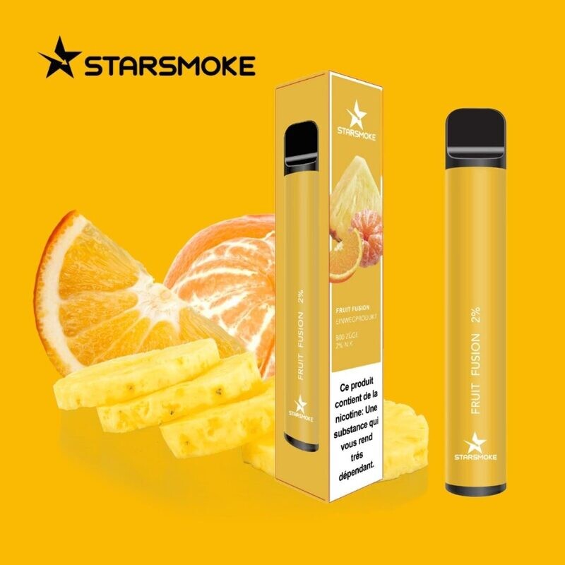 STARSMOKE Fruit Fusion 800 Puffs 2% Salt Nicotine 1 Stk