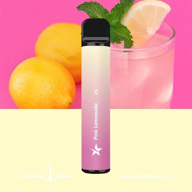 STARSMOKE Pink Lemonade 2500 Puffs 2% Nic.1 Stk