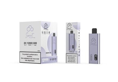 Sweet Puffs Grape Ice 12000 Puffs 2% Nic 1 Stk.