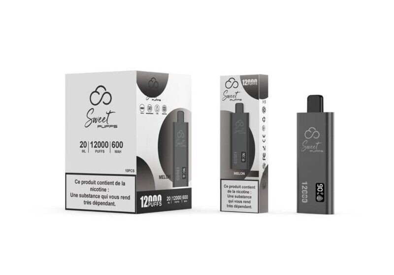 Sweet Puffs Melon 12000 Puffs 2% Nic 
1 Stk.