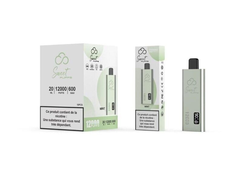 Sweet Puffs Mint 12000 Puffs 2% Nici.1 Stk.