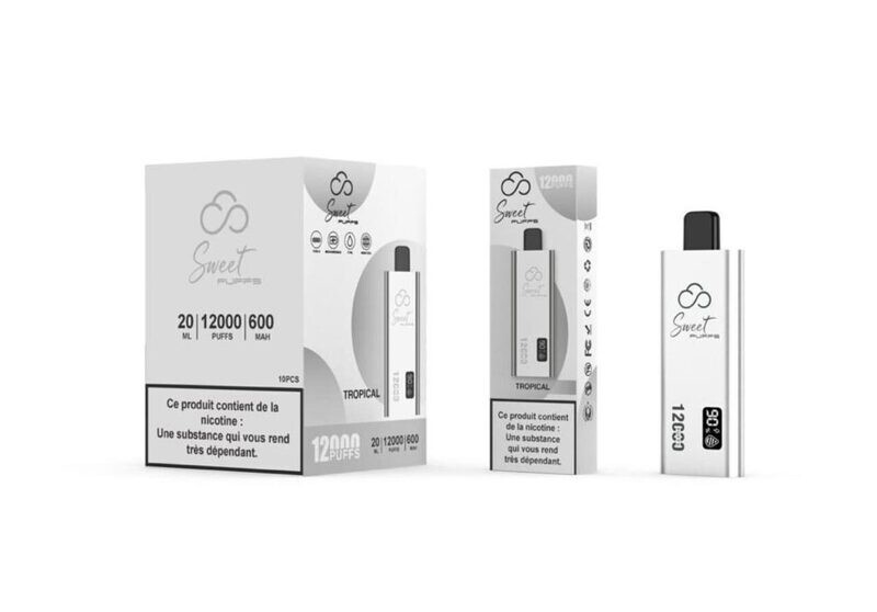 Sweet Puffs Tropical 12000 Puffs 2% Nic.1 Stk.