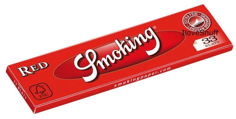 Smoking KS Red
10 Hefte je 33 Blatt