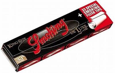 Smoking Deluxe King Size + Tips
5 Stk. 33 Blätter pro Pack