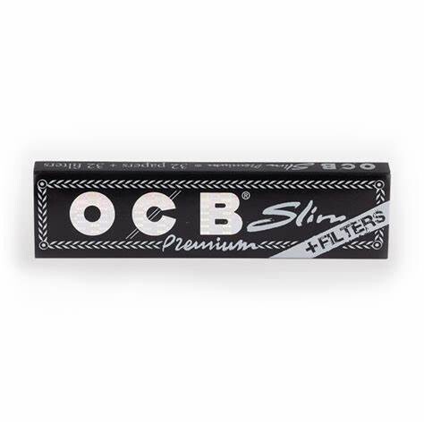 OCB Slim Premium Paper + Filter
5 Stk. 32 Blätter pro Pack