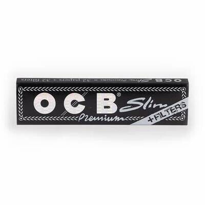 OCB Slim Premium Paper + Filter
5 Stk. 32 Blätter pro Pack