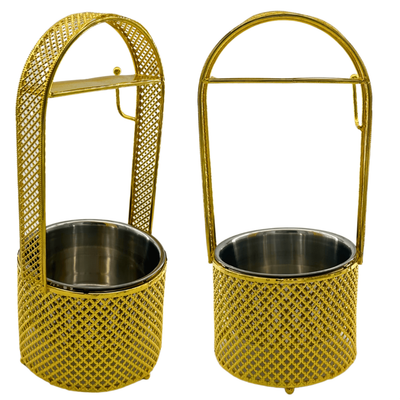 Kohlebehälter Gold Klein