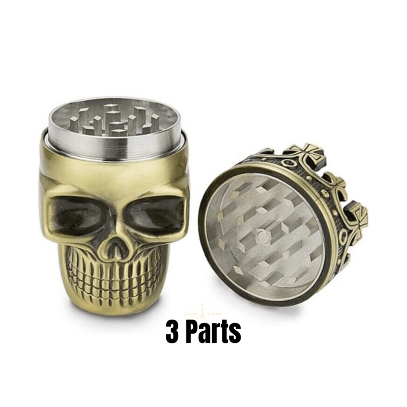 CHAMP Metal Skull Grinder 7.5 cm 3 Parts DL-6
