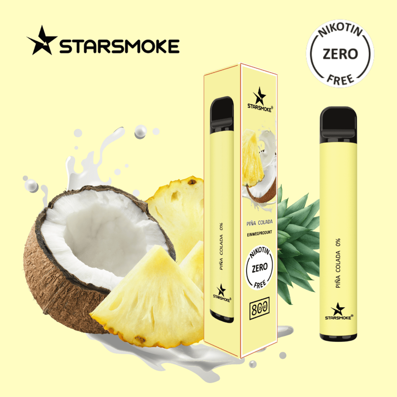 STARSMOKE Pina Colada 800 Puffs ( Ohne Nikotin) 1 Stk