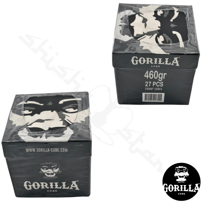 Gorilla Cube 2 Stk. Naturkohle 460g, 26mm / 27 Pcs