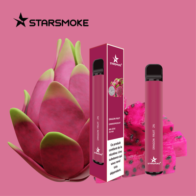 STARSMOKE Dragon Fruit 800 Puffs 2% Salt Nicotine 1 Stk