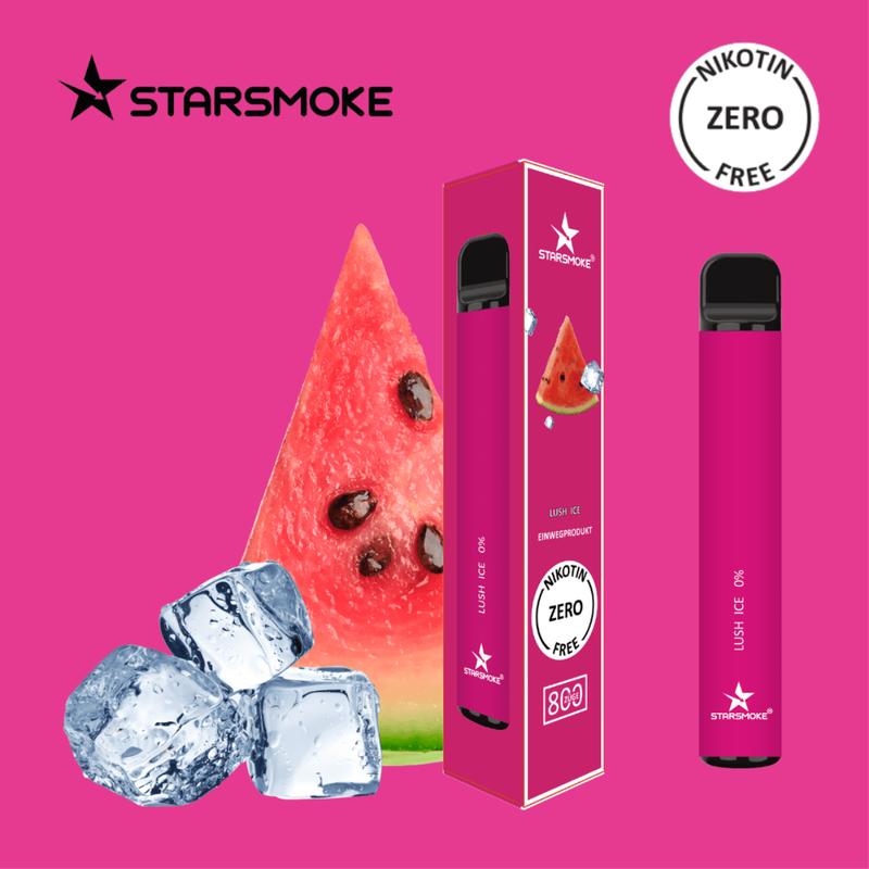 STARSMOKE Lush Ice 800 Puffs ( Ohne Nikotin) 1 Stk