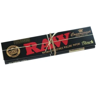 RAW Classic Black Rolling Paper
10 Hefte je 32 Blatt