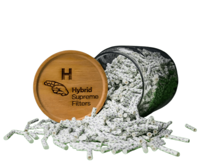 Hybrid Supreme Aktivkohle Filter 1000er Glas - 6.4mm