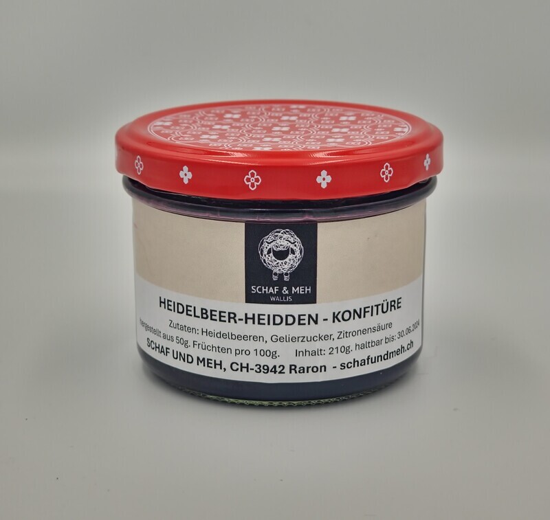 Heidelbeer Heidden Konfitüre