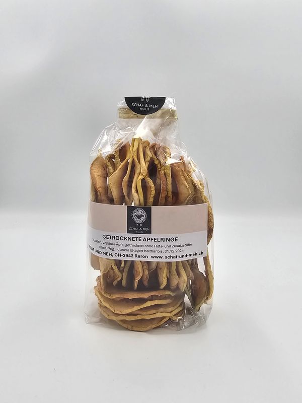 Getrocknete Apfelringe 70g