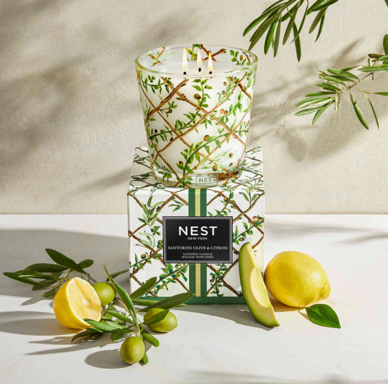 Nest Specialty 3 Wick Candle Santorini Olive &amp; Citron