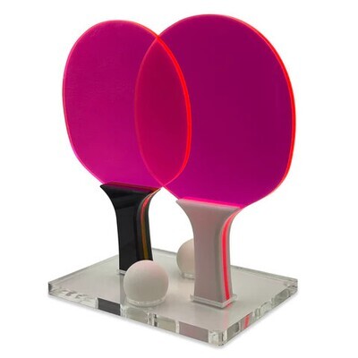 “El Ping Pong” Luxe Set Neon Pink