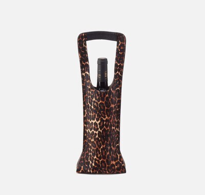 Wine Tote-Leopard