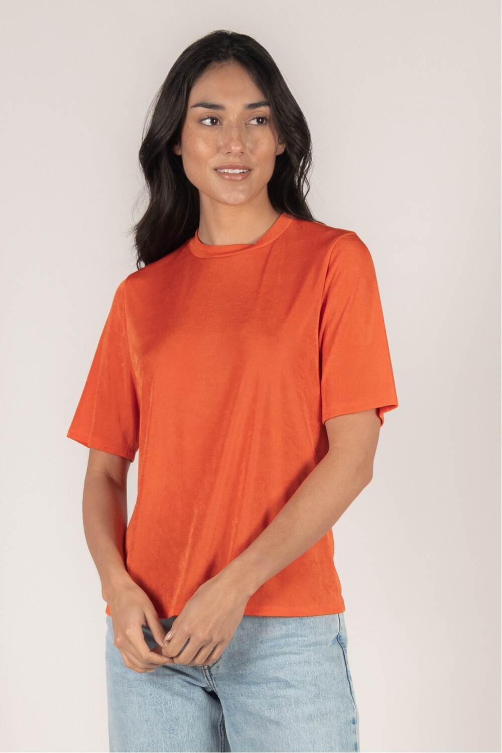 Slinky Fabric Poppy Top