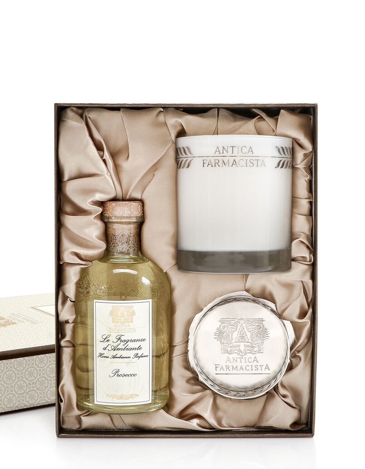 Gift Box with Lucite HA with 250ML, 9.5oz candle and 2L Tray