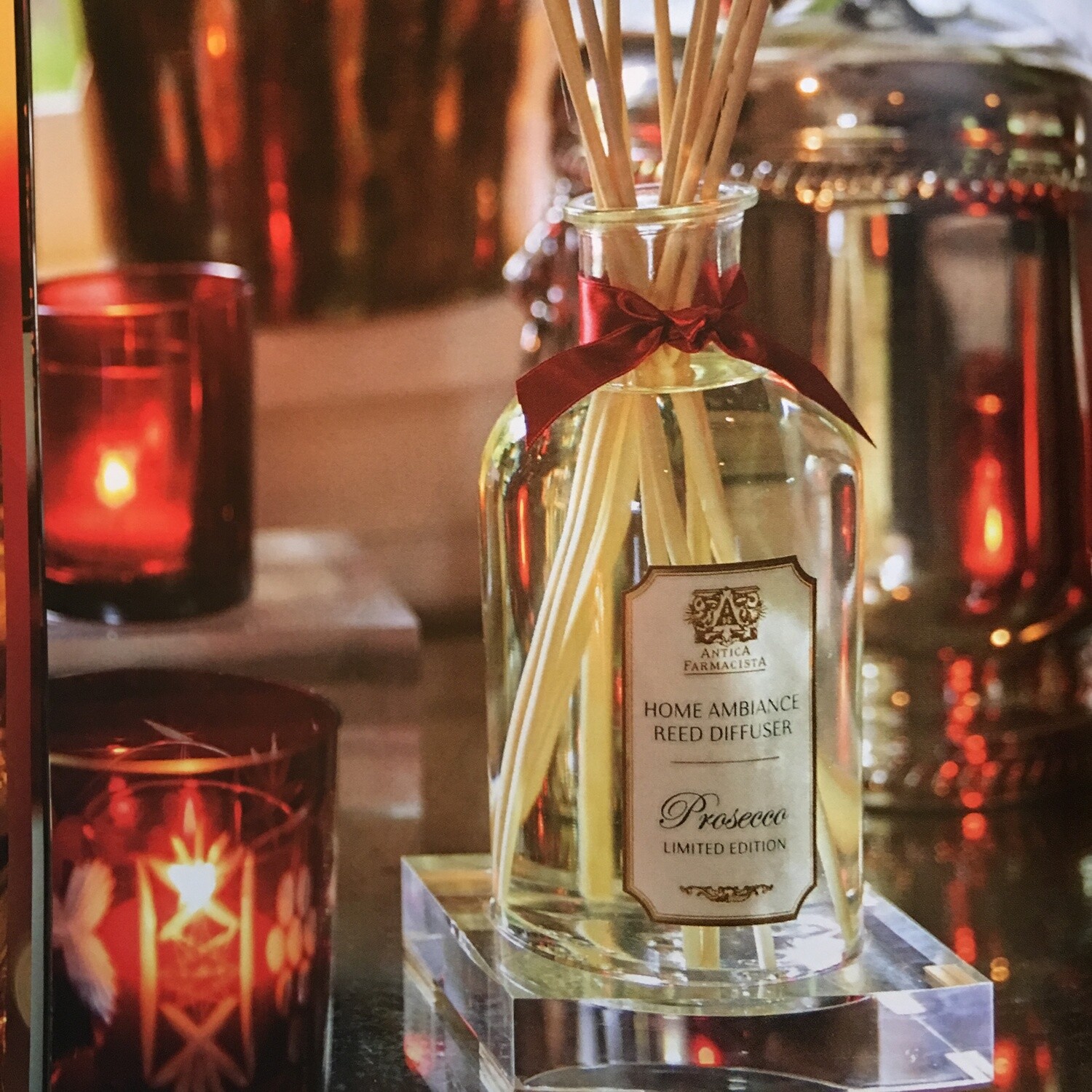 Gift Box with Crystal Diffuser with 500ML Prosecco Diffuser &amp; Reeds