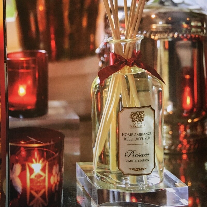 Gift Box with Crystal Diffuser with 500ML Prosecco Diffuser &amp; Reeds