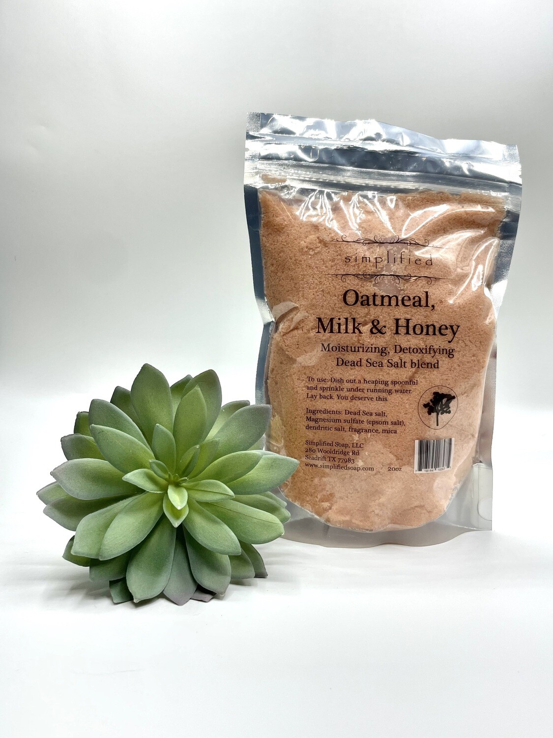 Bath Salts, Scent: Oatmeal, Milk &amp; Honey