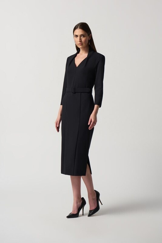 Belted Sheath Dress #233087