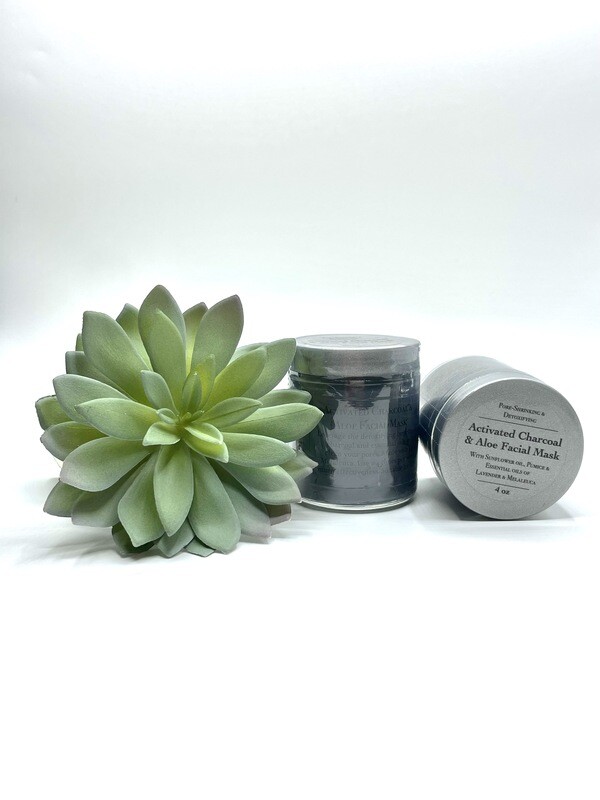 Activated Charcoal &amp; Aloe Facial Mask
