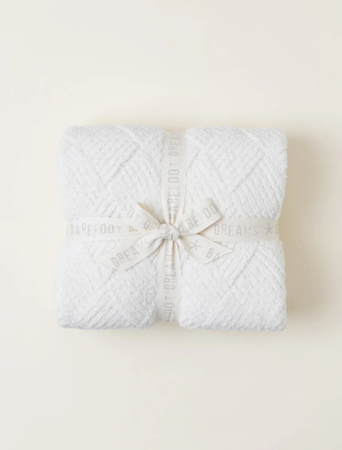 CozyChic® Diamond Weave Blanket, Color: Cream