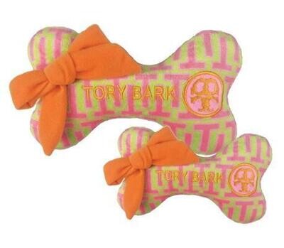 Haute Dog Toys Tory Bark Bone Small