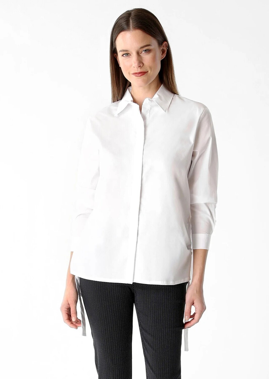 Valentina Blouse W/ Ruched Sides